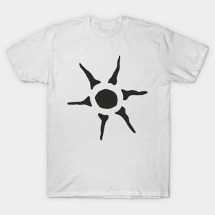 Simple Sun Emblem Symbol T-Shirt